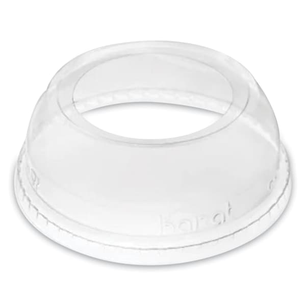 Karat PET Lids, Wide Opening Dome, Fits 12 oz to 24 oz Cold Cups, Clear, 1000PK C-KDL626-WH - main